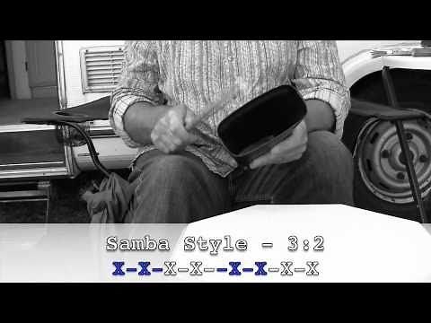 8th / 16th (binary) cowbell patterns - Cuba, Brazil, Africa - 18 bell rhythms.