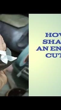 How to Sharpen an End Mill Cutter