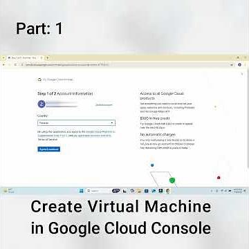 Create Virtual Machine in Google Cloud Console - Part1