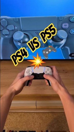 PS4 vs PS5 controller Playstation 💥🎮 #playstation