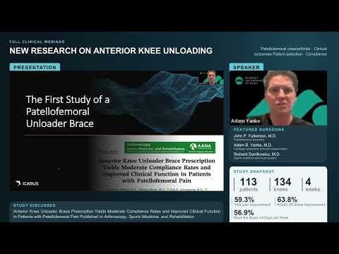 New Research on Anterior Knee Unloading with Dr. Fulkerson Dr. Yanke & Dr. Danilkowicz