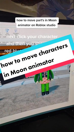 once again I'm bad at tutorials but here's how to move characters in Moon animator#roblox #animation#robloxfyp #yandere #yanderesimulator #tutorial #moonanimator