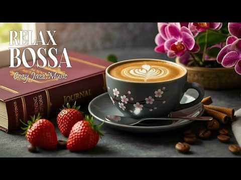 Cozy Spring Morning Coffee Jazz ☕ Elegant Café Vibes with Soft Bossa Nova for Creative Focus & Work