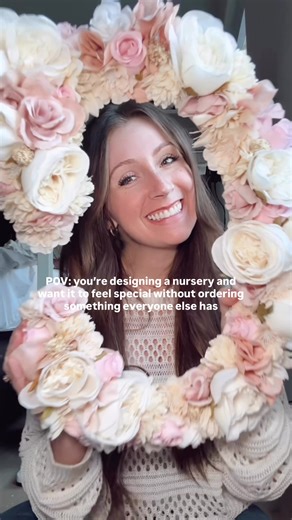 The secret to a nursery that feels intentional, not overdone. If you’re designing your baby’s room and want it to feel special — without copying what everyone else is doing…custom details make all the difference. A flower letter adds personality without clutter. It’s soft, timeless, and made just for your space 🌸 Each piece is: • Designed around your nursery colors • Customized to your style vision • Made to last beyond the newborn stage ✨ Save this for nursery inspiration 🌸 DM me to customize