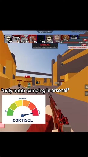 Noob Tactics in Roblox Arsenal