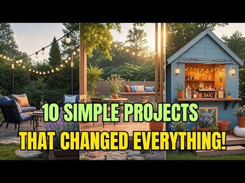 10 Outdoor DIY Projects That Completely Transformed My Backyard (Easy & Affordable Ideas!)