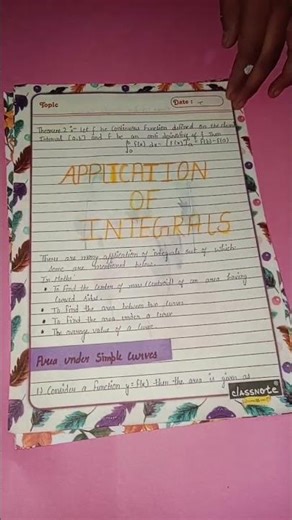 class12 maths project file topic:-Integrals & Application of integrals #likeandsubscribe #new#maths