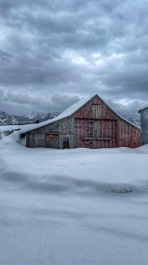 When people say Wyoming has 7 months of Winter, it’s true! I can tell it’s warming up though and warmth is around the corner! Excited to see green grass here… in a few months. 😂 | Salt River Ranch