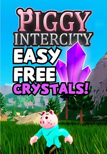 How To Get FREE CRYSTALS in Piggy Intercity! #piggy #piggyintercity | piggy bank