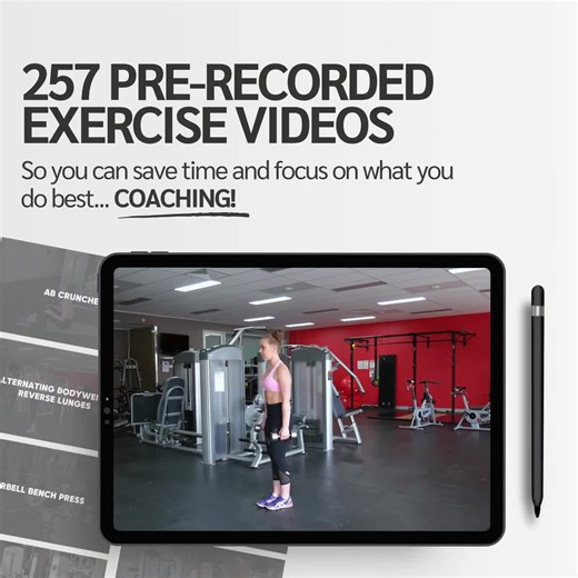 257 Exercise Videos for Personal Trainers: Fitness Content (digital Download) - Etsy
