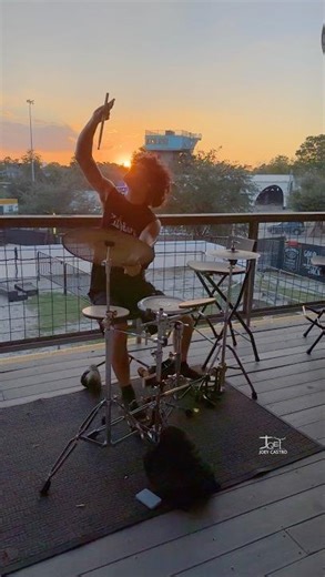 SUNSET Sunshower 🌅 w/ Turnstile *DW practice Kit* (Joey Castro Drum Cover)