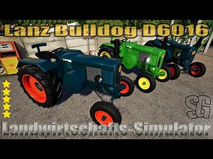 LS19 Modvorstellung - LANZ D6016 MADE BY LS_OLDTIMER V0.9.0 - Ls19 oldtimer mods
