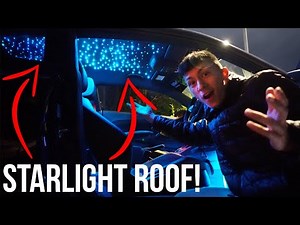 STARLIGHT HEADLINER INSTALL TO MY CAR! **STUNNING!**