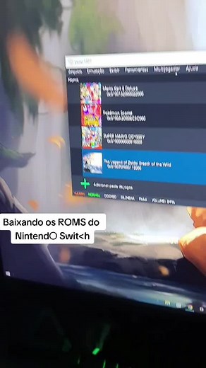 Baixando os ROMS do Nintend○ Swit