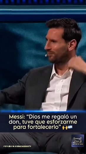 107K views · 26K reactions |  ¡MESSI LE AGRADECE A DIOS POR EL DON...