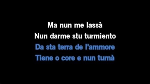 Karaoke Torna a Surriento - Andrea Bocelli - CDG, MP4, KFN - Karaoke Version