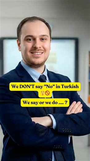 Don't Say "No!" in Turkish ❌ The Silent Turkish Way to Say NO #Shorts #languagelearning
