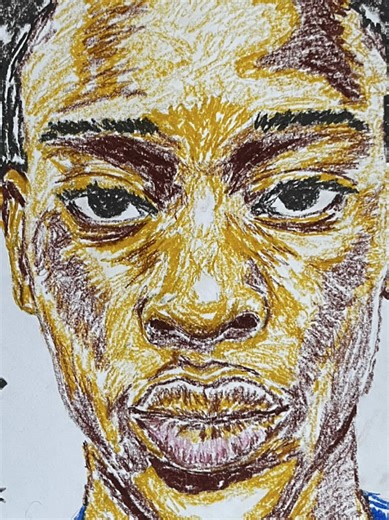 Creating Depth in Portrait Drawing with Oil Pastels