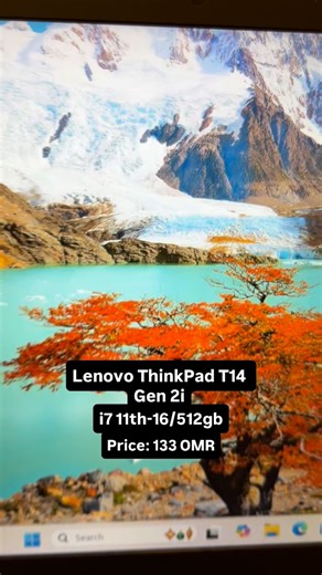 💻 Lenovo ThinkPad T14 Gen 2i 🔹 Processor: Intel Core i7 – 11th Generation 🔹 RAM: 24 GB 🔹 Storage: 512 GB SSD 🔹 Graphics: 12 GB Shared 🔹 Delivery: Available 🔹 Warranty: As mentioned above 💰 Price: 133 OMR ⸻ 💻 لينوفو ثينك باد T14 الجيل الثاني i 🔹 المعالج: Intel Core i7 – الجيل الحادي عشر 🔹 الذاكرة: 24 جيجابايت RAM 🔹 التخزين: 512 جيجابايت SSD 🔹 كرت الشاشة: 12 جيجابايت مشترك 🔹 التوصيل: متوفر 🔹 الضمان: كما هو مذكور أعلاه 💰 السعر: 133 ريال عماني | A-Tech Laptops
