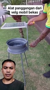 1.6M views · 8.4K reactions | Alat panggangan keren dari velg ban mobil #tips #kreatif #tutorial #diy #trendingreels #reelsfacebook #reels #fyp #vidioviral #reelsfyp #reelsviral #diytools #tools #trick #short #homemade | Ferdybanne | Facebook