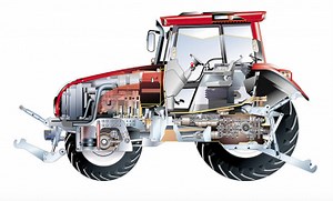 Identifica las parte de un tractor