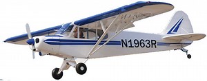 HANGAR 9 PIPER PA-18 SUPER CUB 1/4 PNP ARF WITH  8 SERVOS, EVOLUTION 33GX - buy now - at Modellbau Lindinger