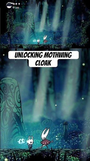 Unlocking Mothwing Cloak - Hollow Knight #gaming #hollowknight