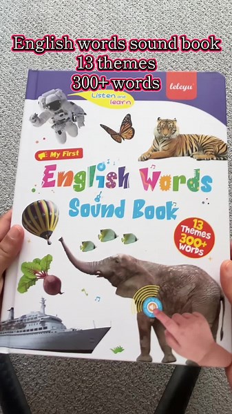 English Words Sound Book for Kids