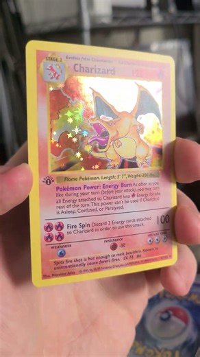 1st Edition Base Set Shadowless Chairzard #charizard #shorts #pokemoncards #1st #pokemon