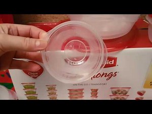 Rubbermaid, "Take Alongs", 40 containers, box opening, part 2