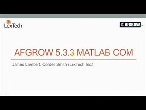 Using MATLAB to Perform a Crack Growth Life Prediction in AFGROW version 5.3.3 or higher