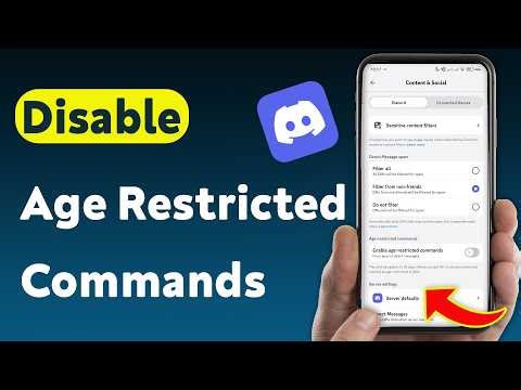 How To Disable Age Restricted Commands on Discord (Updated)