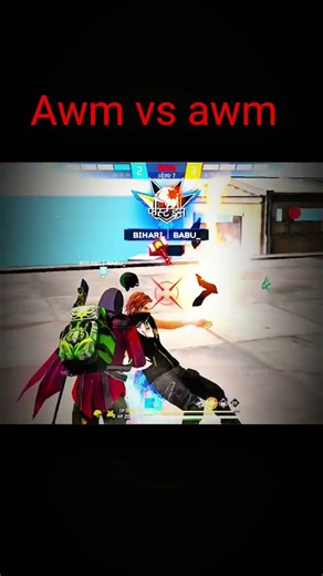 #free fire custom player awm vs awm#