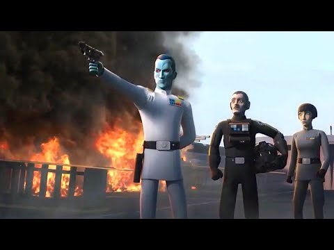 Rebels Attack Thrawn's Tie Defenders [4K HDR] - Star Wars: Rebels