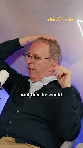 Where There's A Will, There's A Wake on Instagram: "So committed to the canapés, he died for them 🙏 Don’t miss out on this hilarious episode with @revrichardcoles - out tomorrow!"