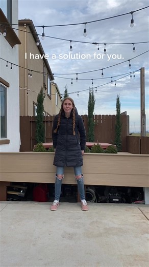 Built a #TimberTech deck that lifts up to store paint, tools, etc. Behind the boxwood plants is a hot tub. #storageideas #undergroundstorage #hottubthings #hottubs #outdoordeck #patiodeck #deck #webuiltthis #diyreveal #diyproject #diydeck #diyprojects #diycouple #diylife #backyardideas