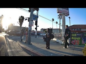 Driving on Figueroa St. 04/21/2021 South Central Los Angeles, CA [4K]