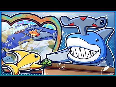 IS THAT A SHARK WASHING A WHALE??? (Shark Mart)