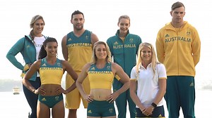 32K views · 249 reactions | Australian Olympic athletes and Rio hopefuls unveil the official uniforms to be worn by the Australian Olympic Team during the Rio 2016 Olympic Games. | The Sydney Morning Herald | Facebook