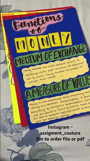 Money and banking class 12 economics project #economicsproject #moneyandbanking #projects #class12