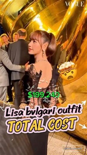 Lisa Blackpink's Bulgari Outfit Breakdown — Every Piece She Wore #lisa