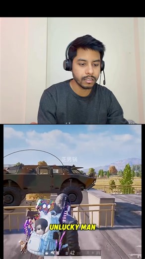 PUBG Unlucky Man 👨 #bgmi #pubg #bgmilive #reactionvideos #shortsfeed #shorts