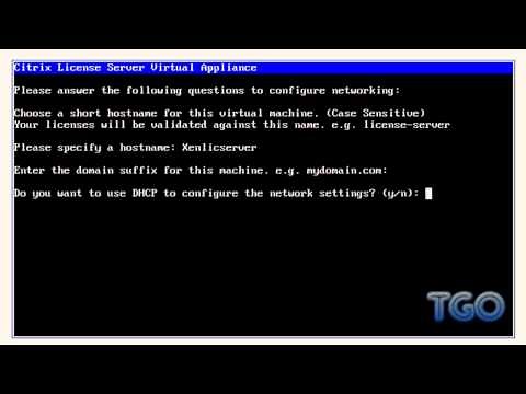 How to Install Citrix License Server Virtual Appliance for XenServer 6.0 Beta License