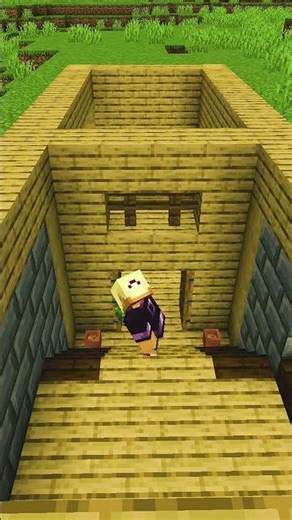 Easy Underground House Tutorial 🏡 #minecraft #minecraftbuilding #shorts