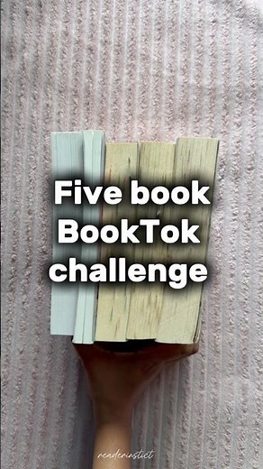 📚 The 5 Book BookTok Challenge | My Honest Picks 👀✨