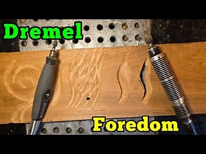 Practicing your S lines & Chadder with a Dremel or Foredom.