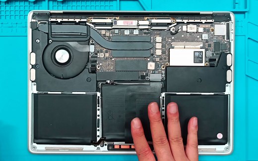 详解MacBook Pro2017(A1708)自行更换SSD硬盘的装拆装过程，淘宝草田居店录制
