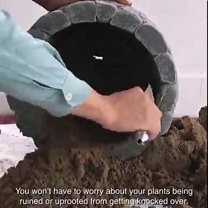 389K views · 3.1K reactions | DIY Simple Cement Flower Pots At Home | DIY & Crafts | Facebook