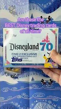 Disneyland 70th Anniversary Trading Cards Are Here! Unboxing A Value Box
