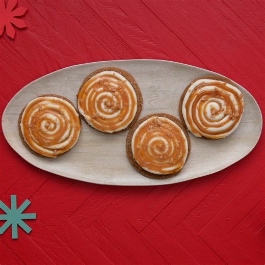 358K views · 440 reactions | Nothing brings everyone together around the holidays quite like cookies—especially when they're inspired by the cozy, caramelly comfort of a Starbucks Caramel Brulée Latte #sponsored | Tastemade | Facebook